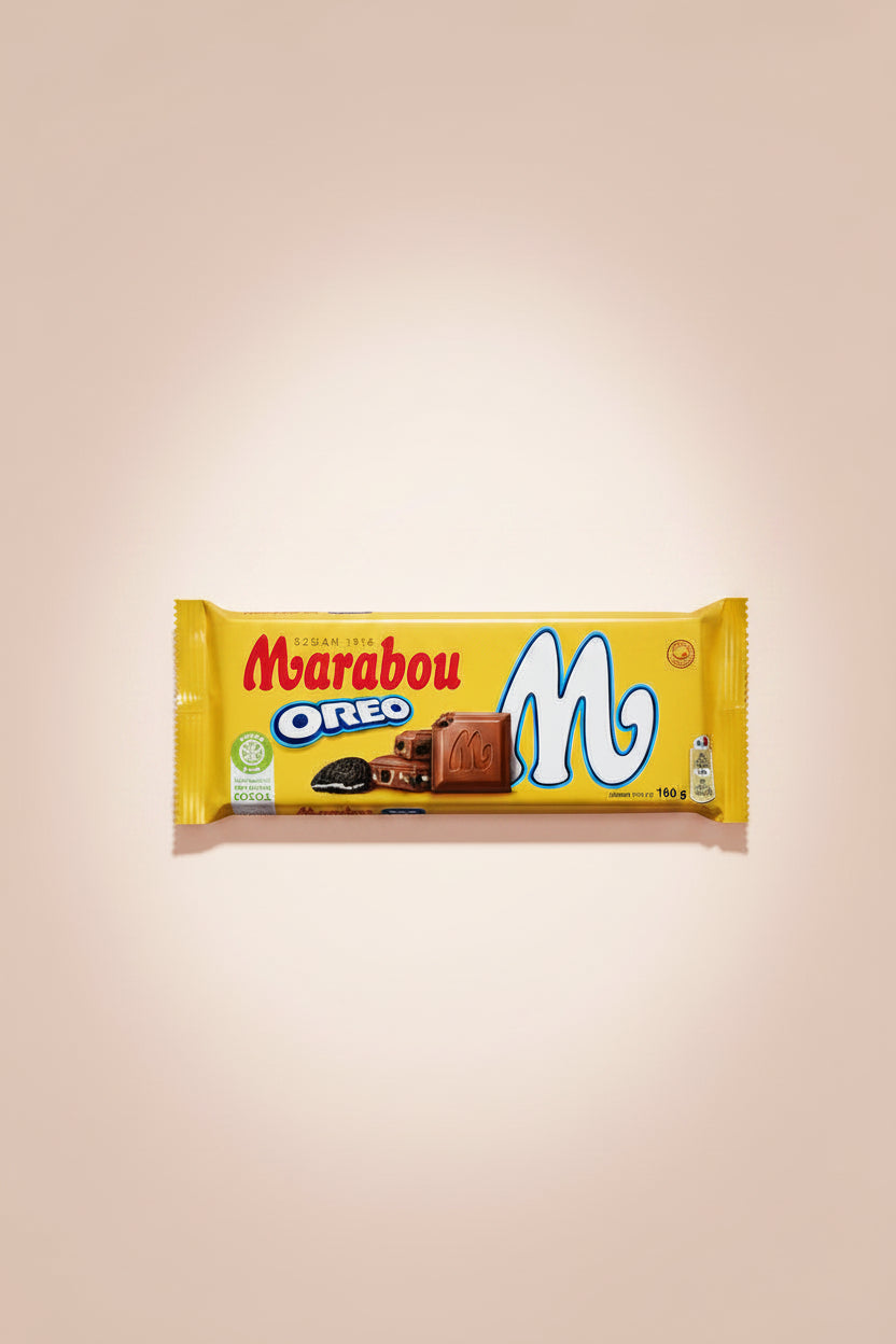 Marabou Milk Chocolate With Oreo 160g