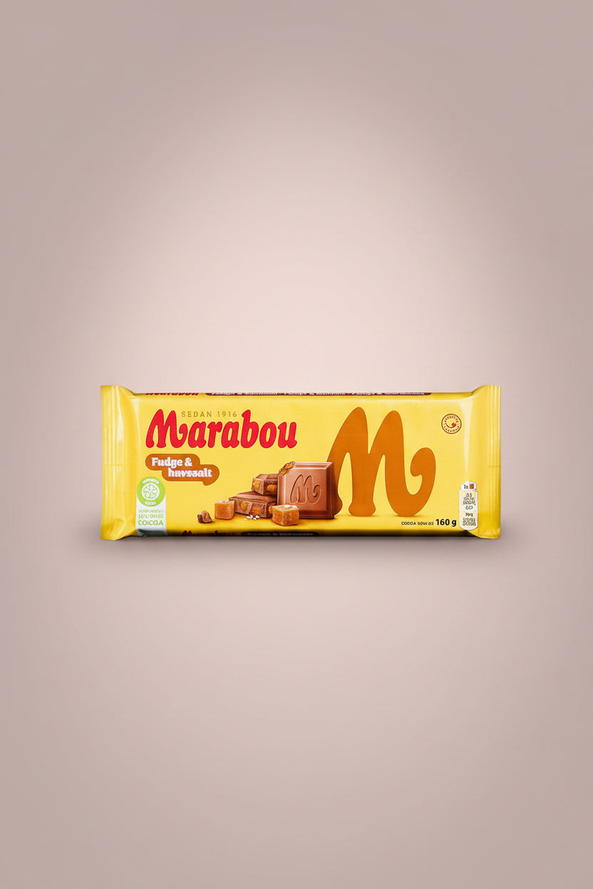 Marabou Fudge & Sea Salt 160g
