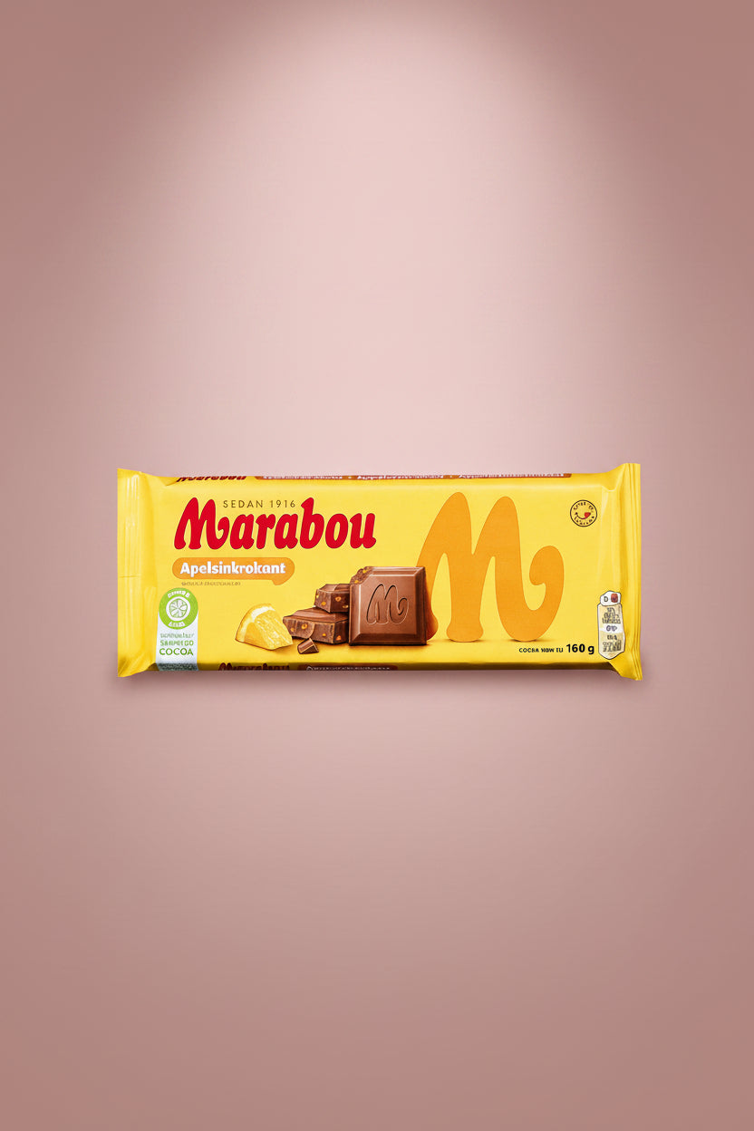 Marabou Croquant Orange 160g