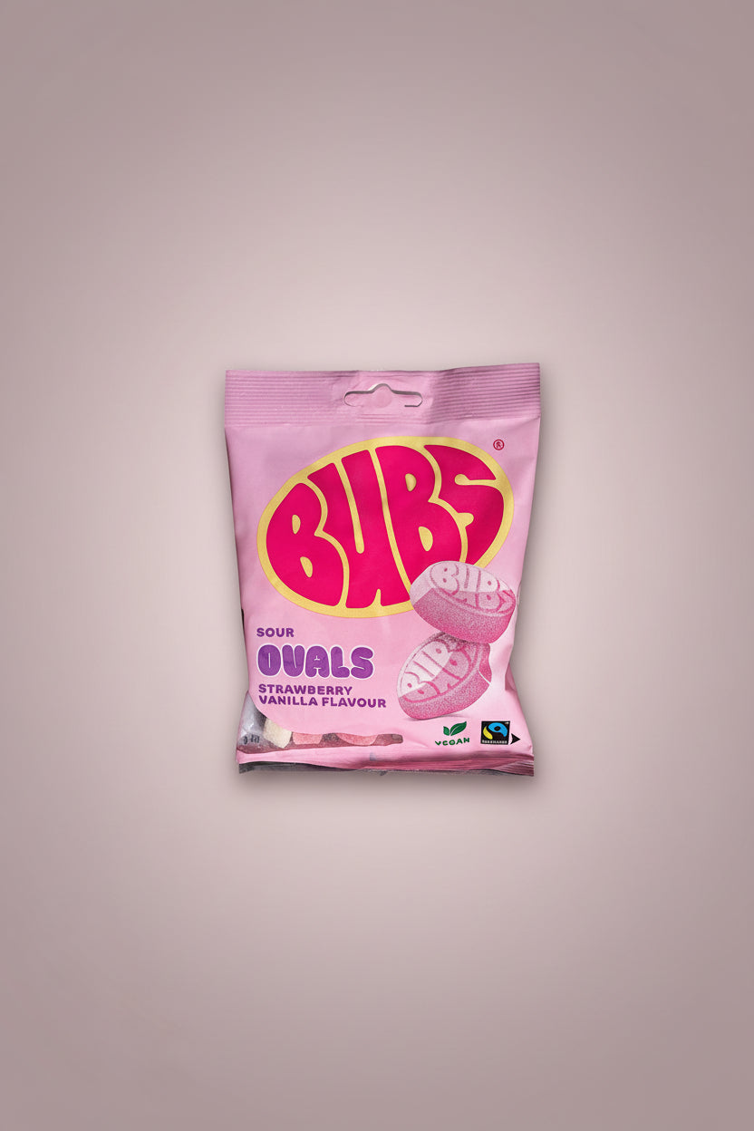 BUBS Sour Vanilla Strawberry 190g